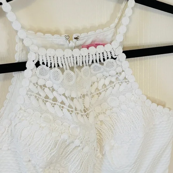 Lily Pulitzer Pearl Shift White Dress Wedding Reception Summer SZ 00 - Picture 9 of 10